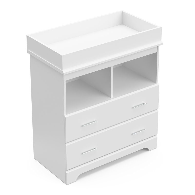 Storkcraft Brookside 2Drawer Changing Table Dresser & Reviews Wayfair